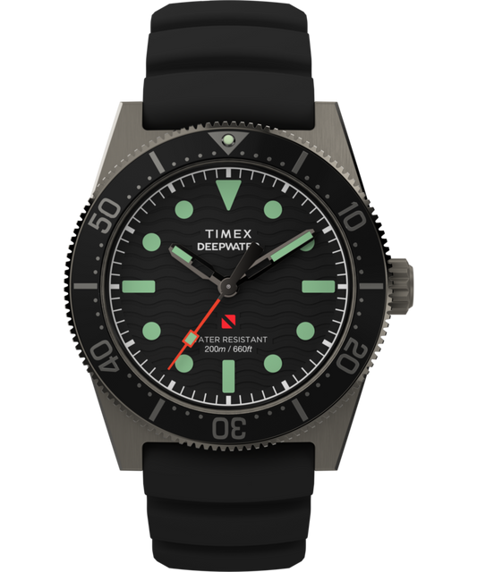 Deepwater Reef 200 41mm Synthetic Rubber Strap Watch   