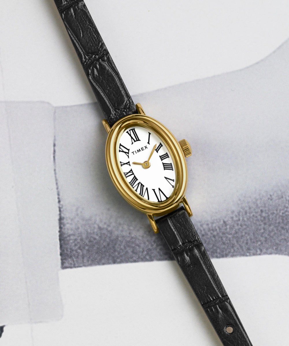 Cavatina 19mm Leather Strap Watch