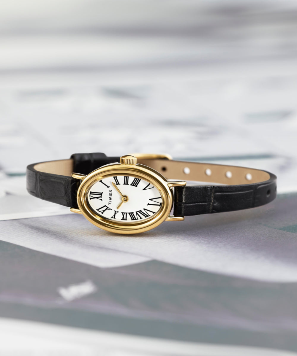 Cavatina 19mm Leather Strap Watch