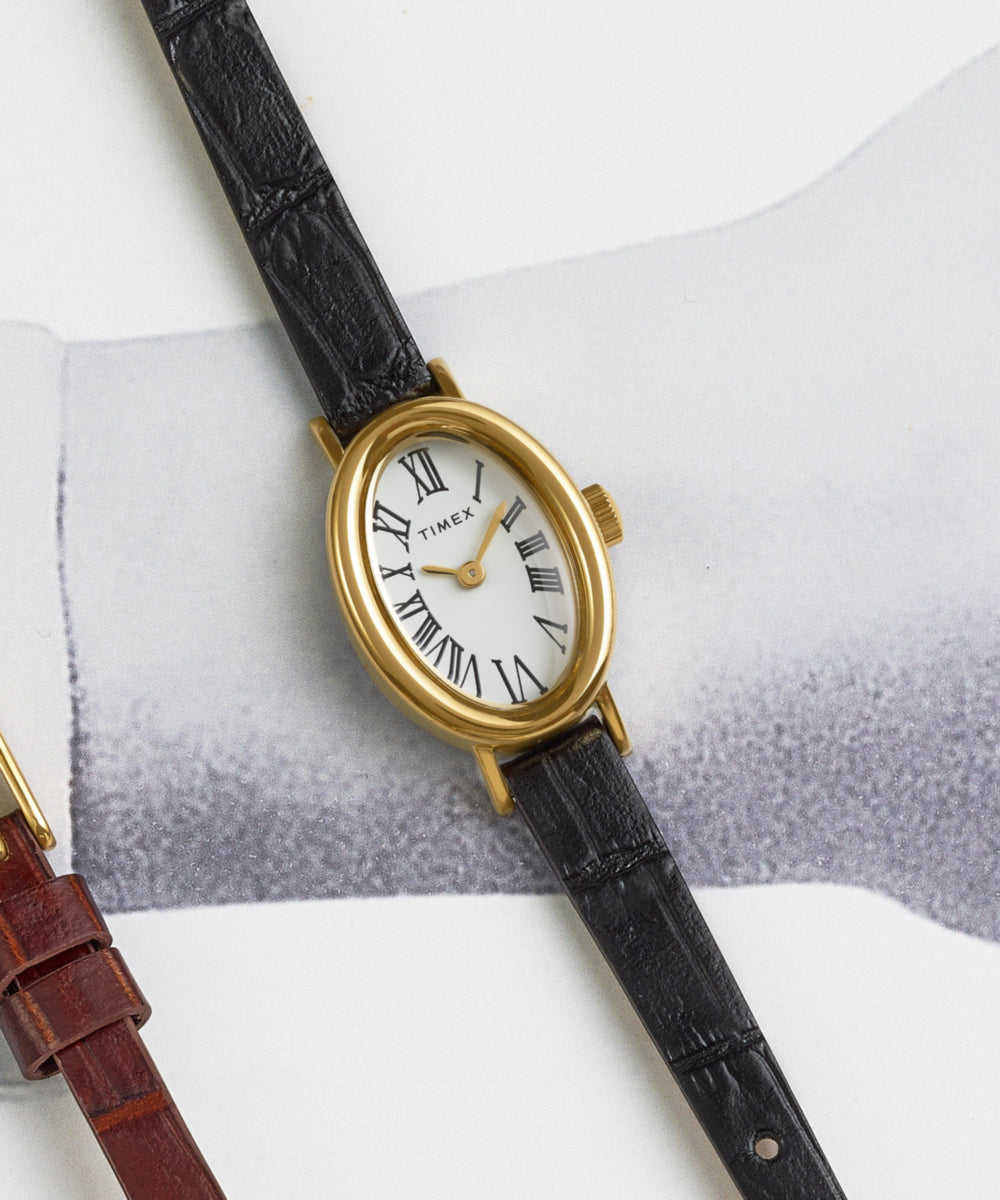 Cavatina 19mm Leather Strap Watch