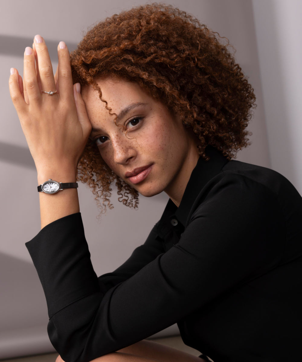 Cavatina 19mm Leather Strap Watch