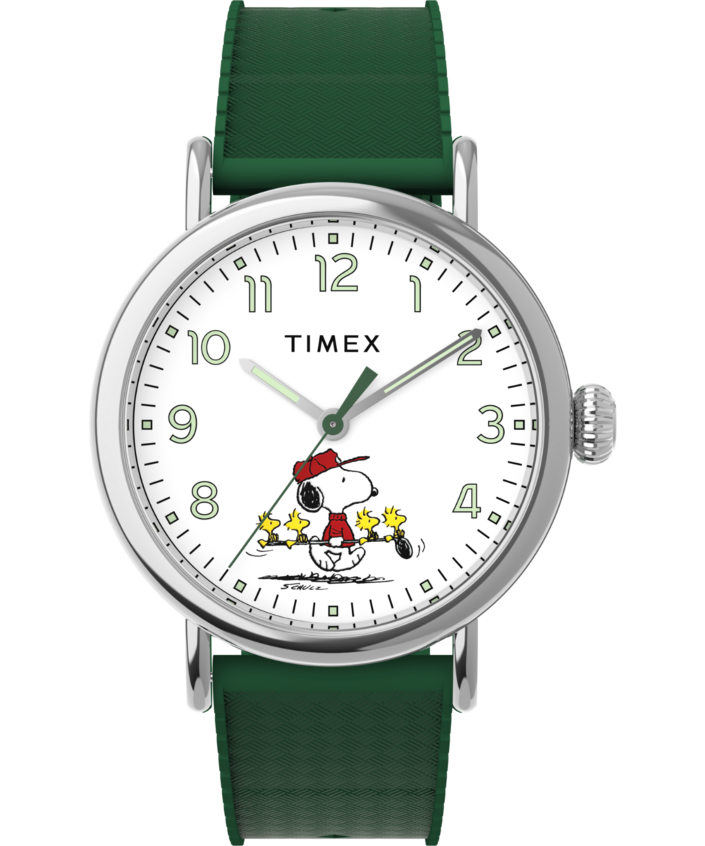 Peanuts® x Timex Standard Golf 40mm Synthetic Rubber Strap Watch