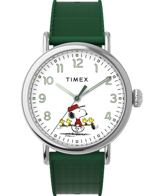 Peanuts® x Timex Standard Golf 40mm Synthetic Rubber Strap Watch