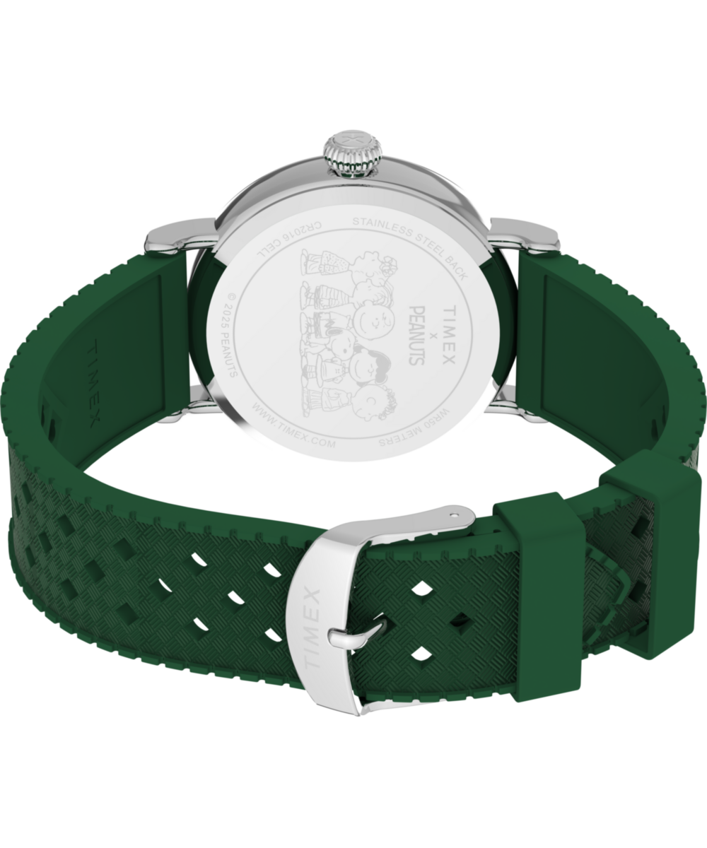 Peanuts® x Timex Standard Golf 40mm Synthetic Rubber Strap Watch