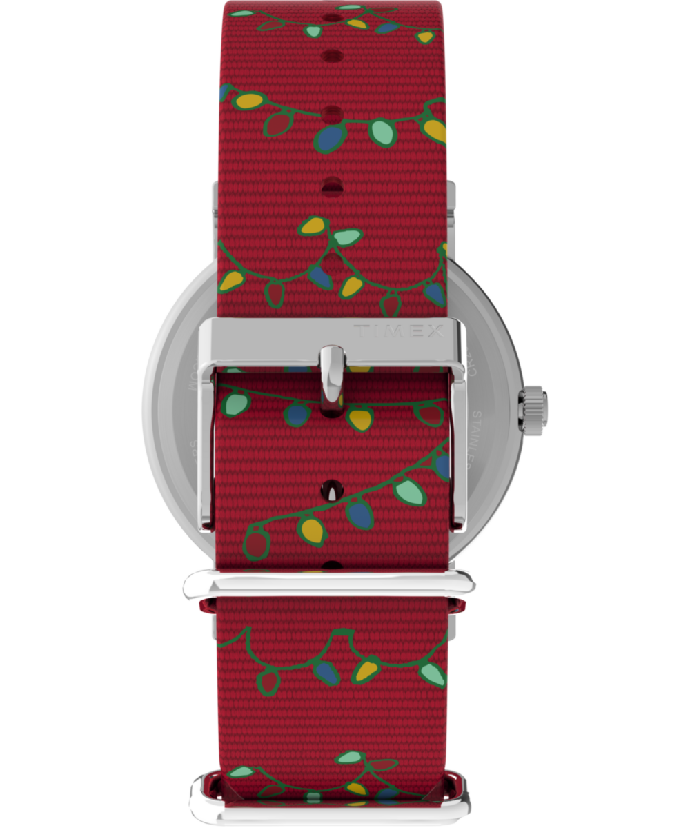 Peanuts® x Timex Weekender Holiday 38mm Fabric Strap Watch