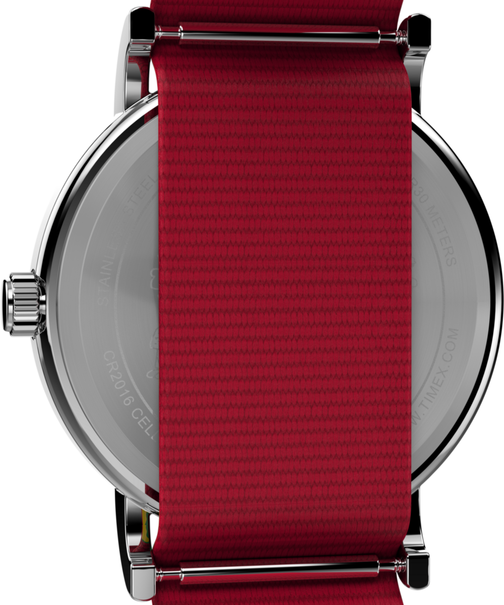 Peanuts® x Timex Weekender Holiday 38mm Fabric Strap Watch