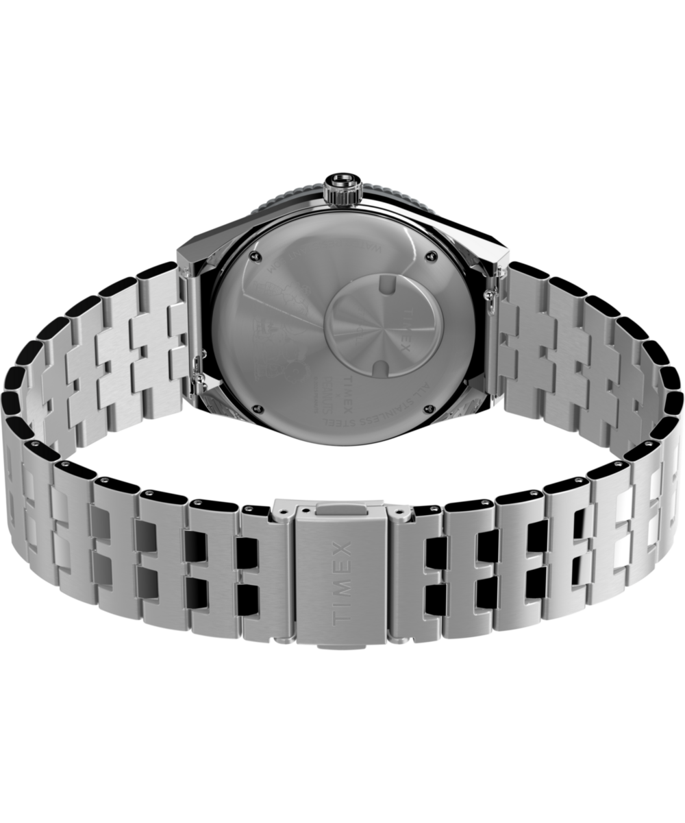 Peanuts® x Q Timex® GMT 38mm Stainless Steel Bracelet Watch