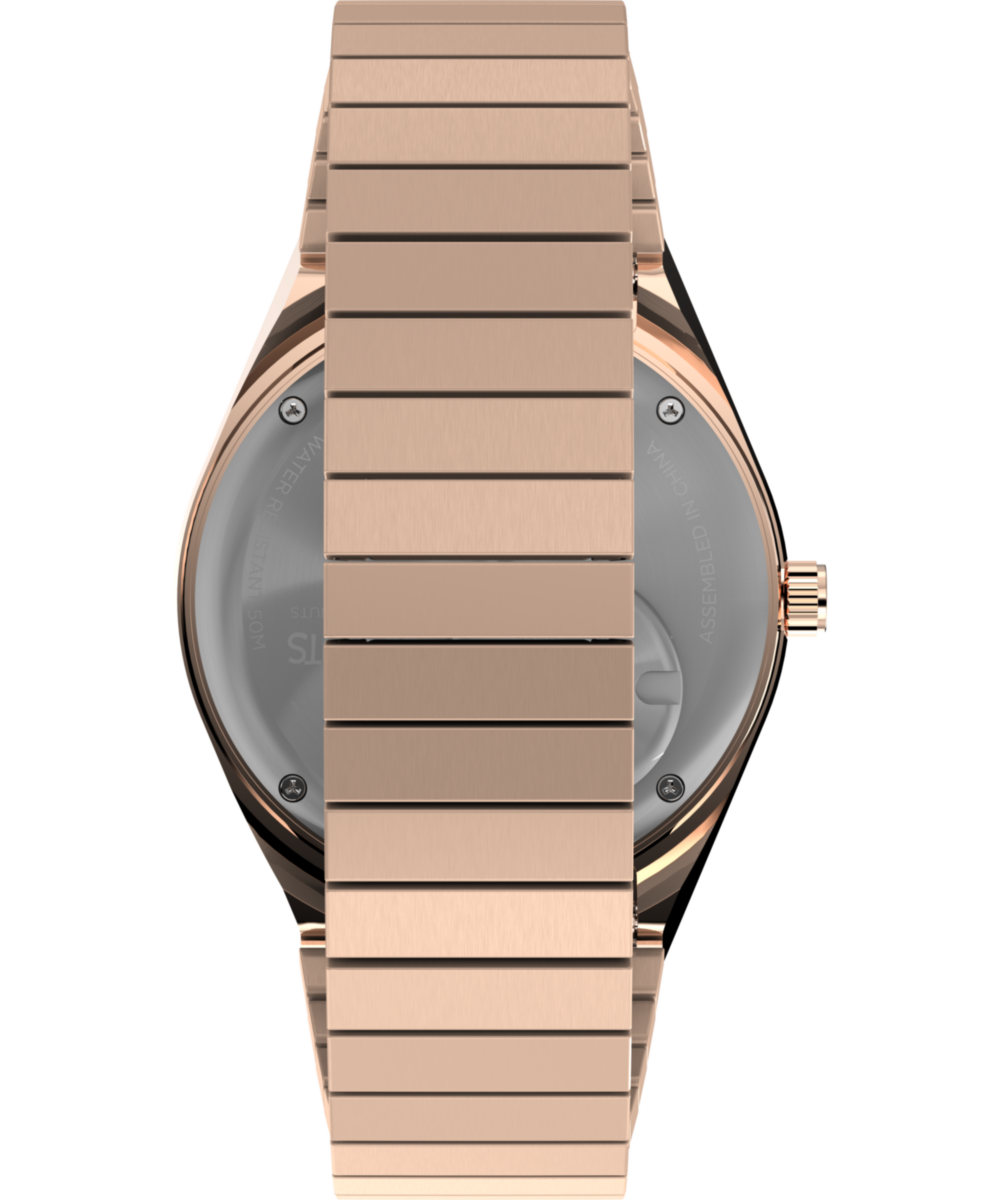 Peanuts® Q Timex® In Bloom 36mm Stainless Steel Expansion Band Watch