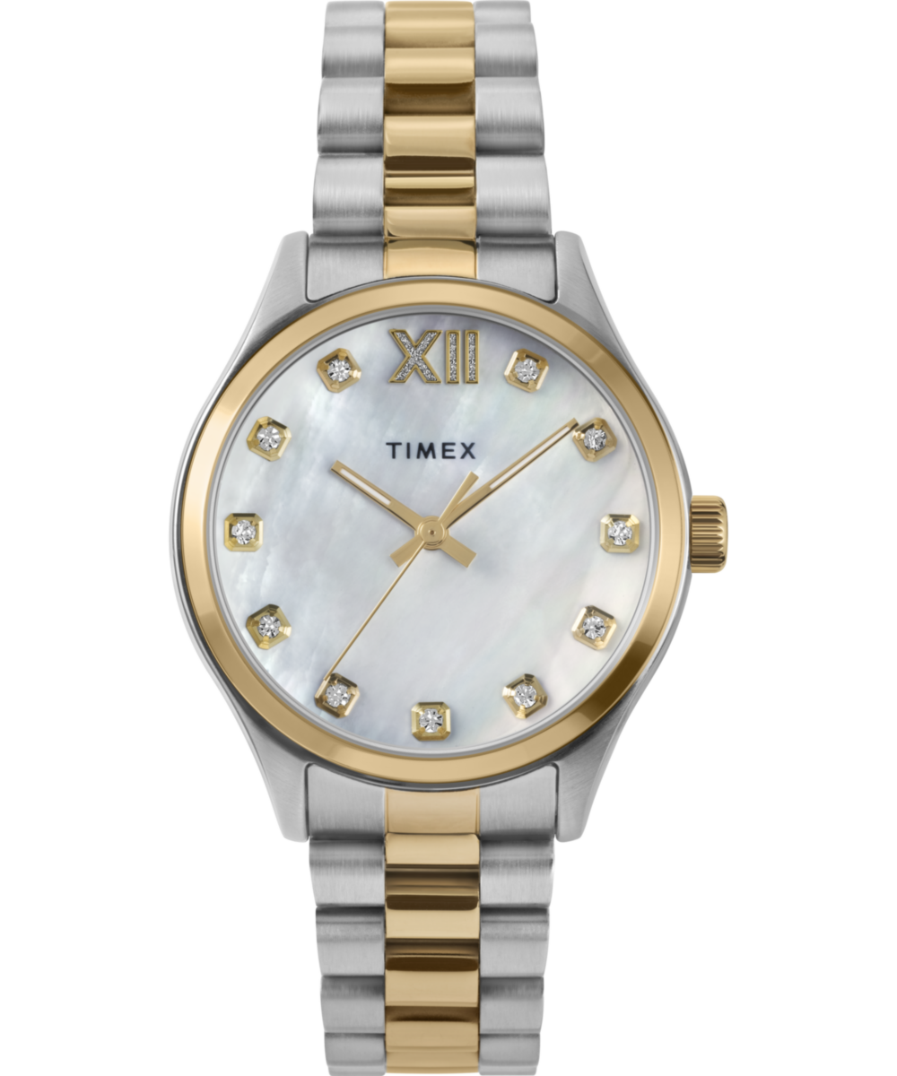 Timex Legacy 34mm Stainless Steel Bracelet Watch 