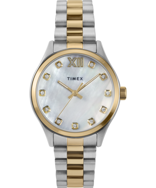 Timex Legacy 34mm Stainless Steel Bracelet Watch 