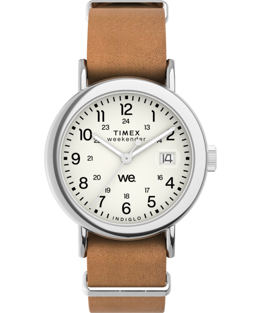 Weekender 37mm Leather Strap Watch