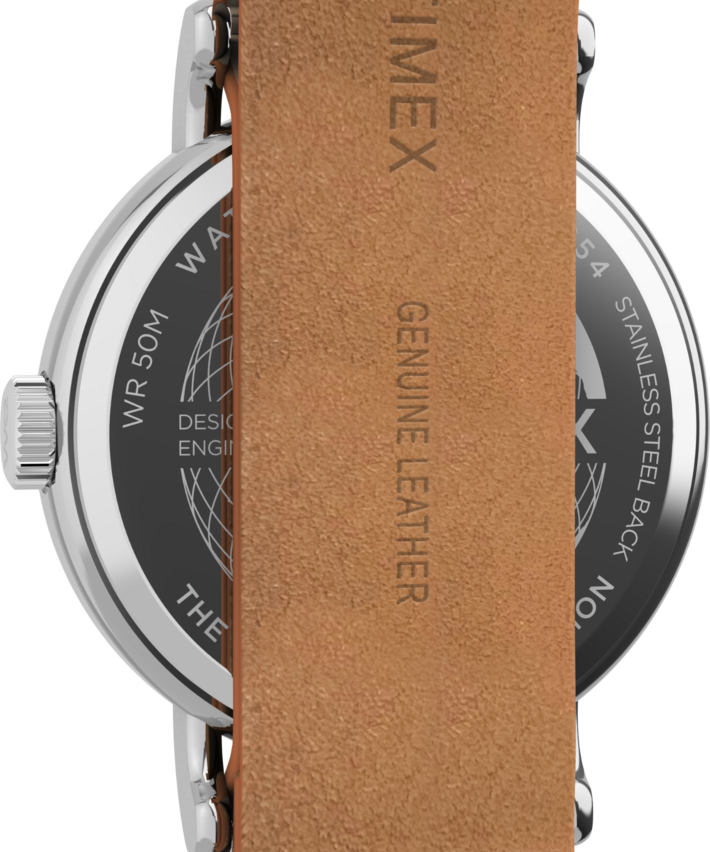 Weekender 37mm Leather Strap Watch
