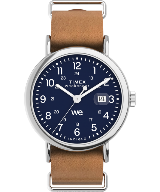 Weekender 40mm Leather Strap Watch