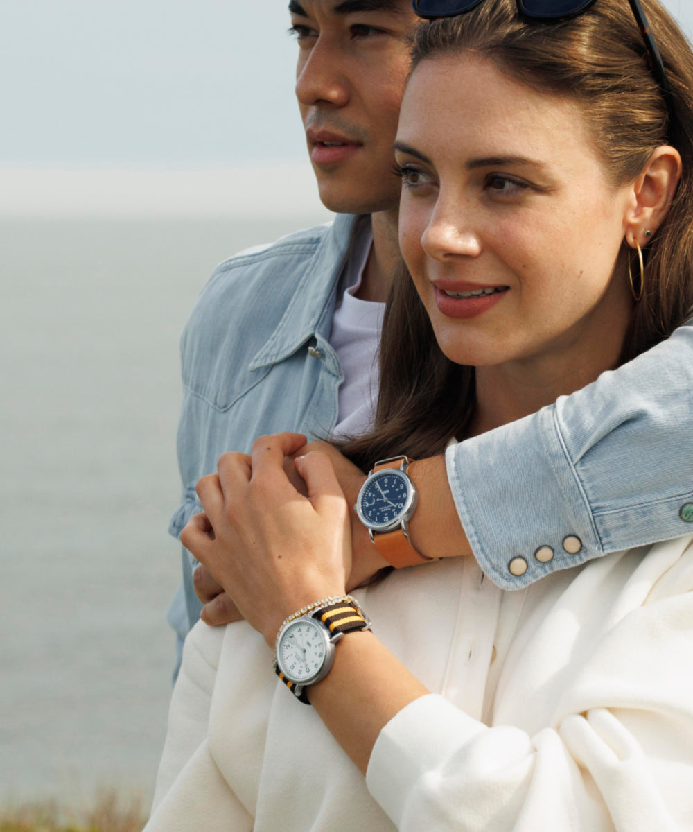 Weekender 40mm Leather Strap Watch