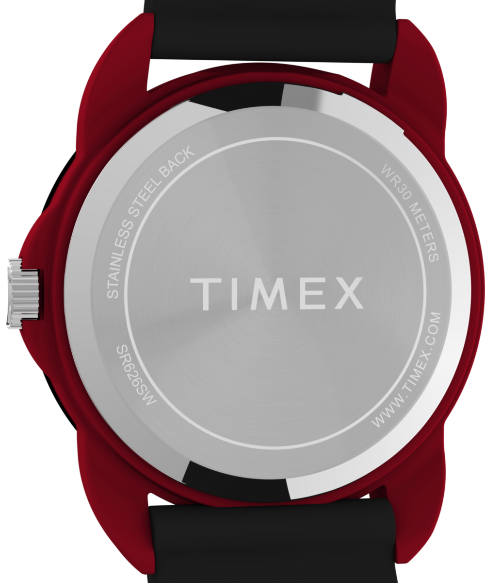 TIMEX TIME MACHINES® 30mm Silicone Strap Watch