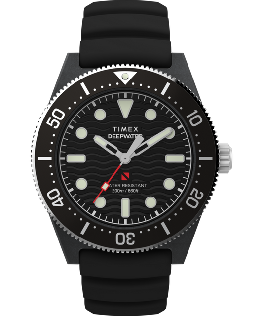 Deepwater Reef 200 XCF 43mm Synthetic Rubber Strap Watch