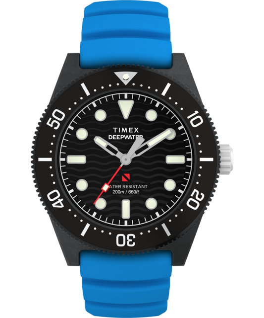 Deepwater Reef 200 XCF 43mm Synthetic Rubber Strap Watch