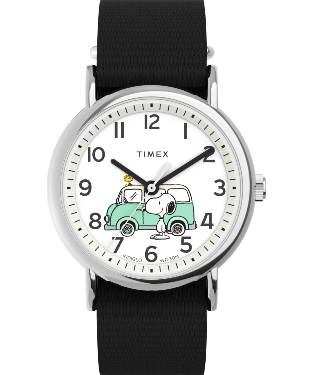 Peanuts® x Timex Van 38mm Fabric Strap Watch