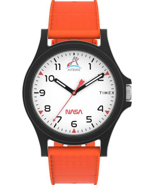 Timex Main Street NASA Artemis 40mm Silicone Strap Watch