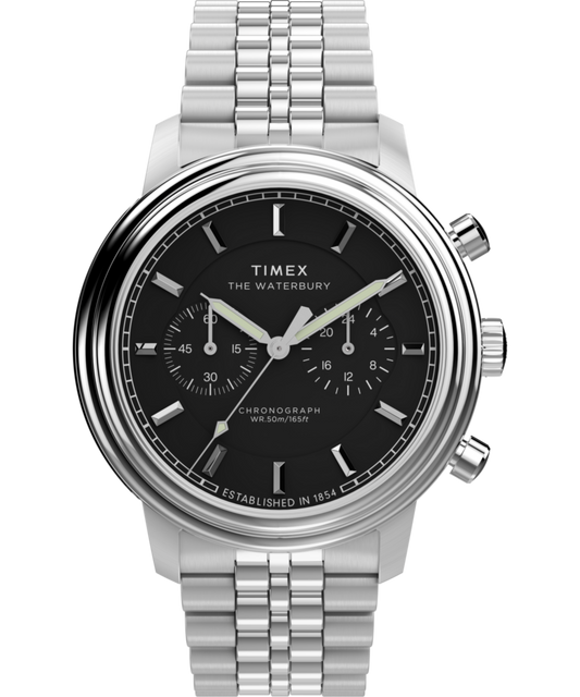 Waterbury Metropolitan Chronograph 41mm Stainless Steel Bracelet Watch