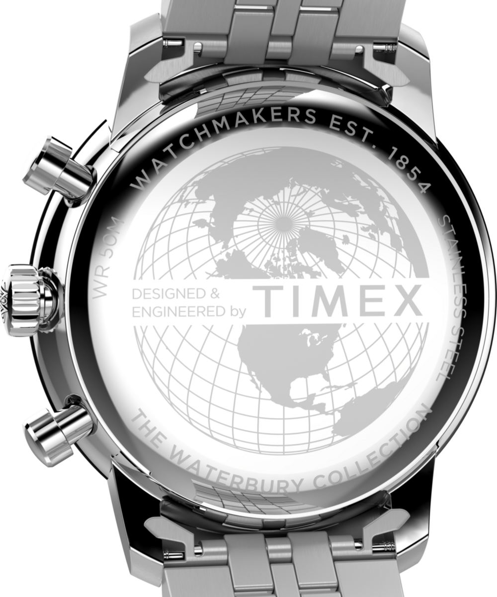 Waterbury Metropolitan Chronograph 41mm Stainless Steel Bracelet Watch