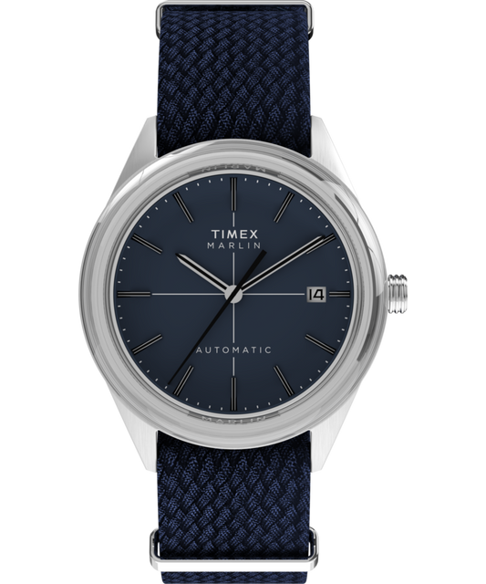 Marlin® Jet Automatic 38mm Fabric Strap Watch