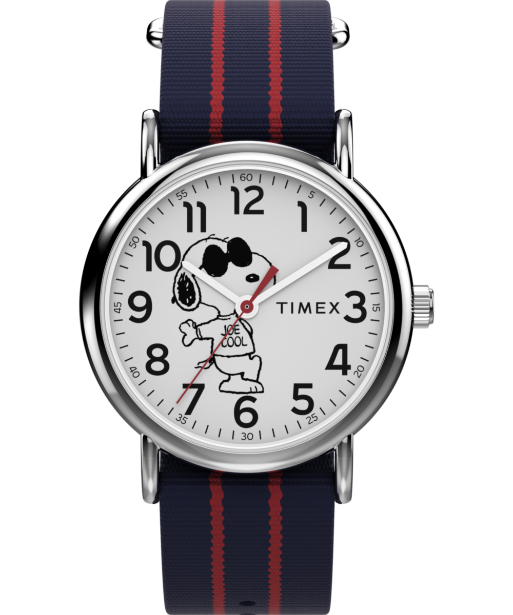 Peanuts® x Timex Weekender Joe Cool 38mm Fabric Strap Watch