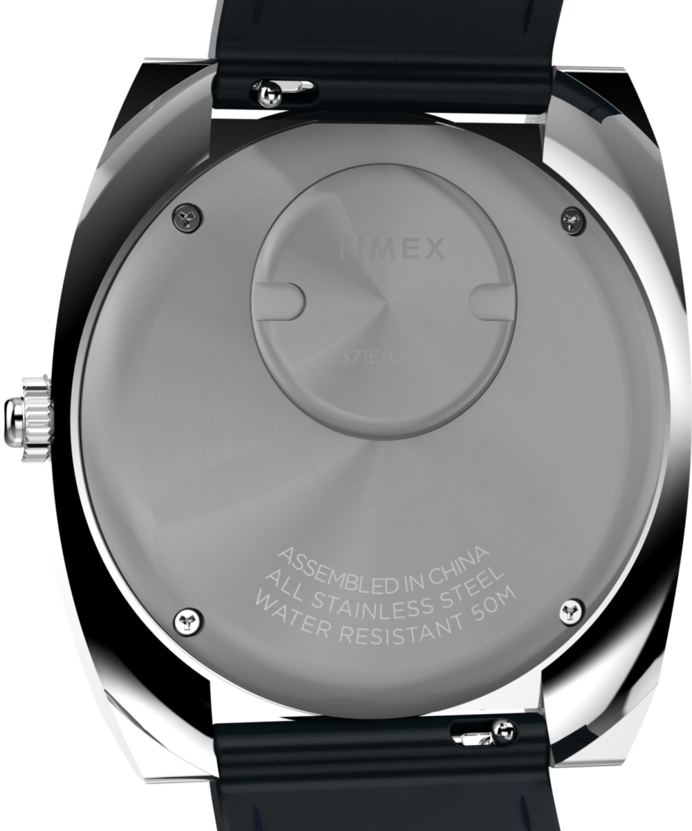 Q Timex® 1972 World Time 39mm Leather Strap Watch