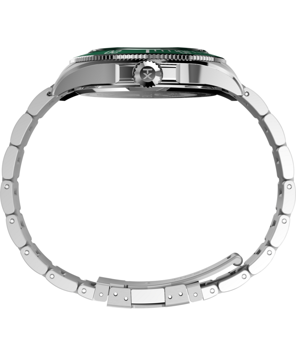 Harborside Coast Multifunction 43mm Stainless Steel Bracelet Watch