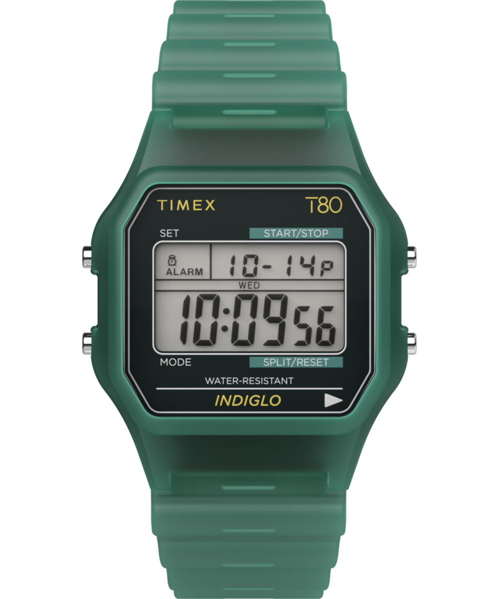Timex T80 34mm Resin Strap Watch