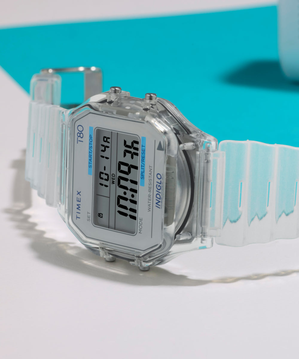 Timex T80 34mm Resin Strap Watch