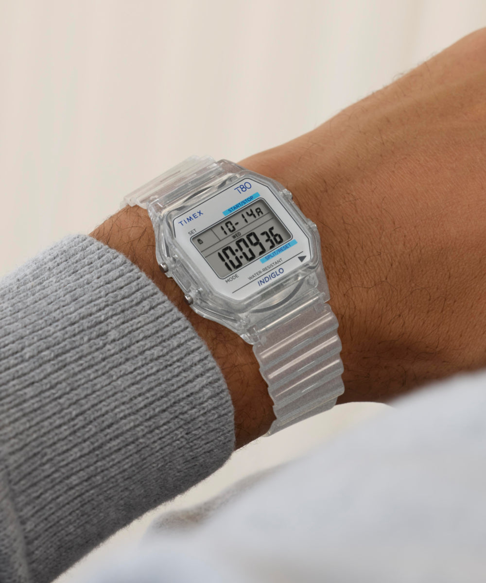 Timex T80 34mm Resin Strap Watch
