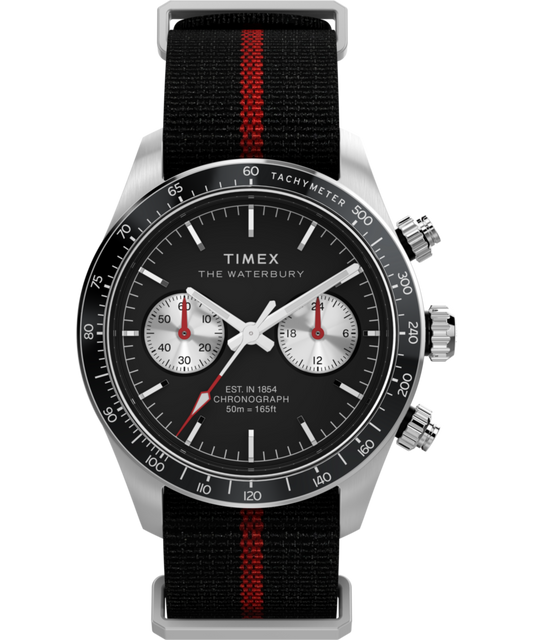 Waterbury Heritage Chronograph 39mm Fabric Strap Watch
