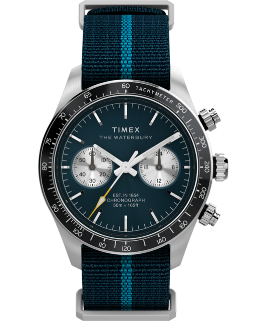 Waterbury Heritage Chronograph 39mm Fabric Strap Watch