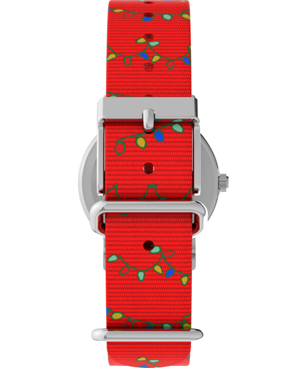 Peanuts® x Timex Weekender Snoopy Santa Hat 31mm Fabric Strap Watch