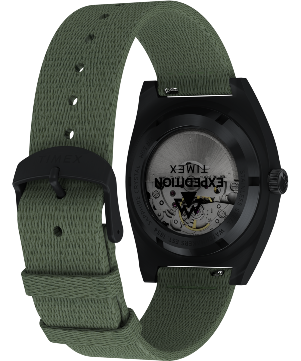 Expedition® Capstone Automatic 39mm Eco-Conscious Fabric Strap Watch