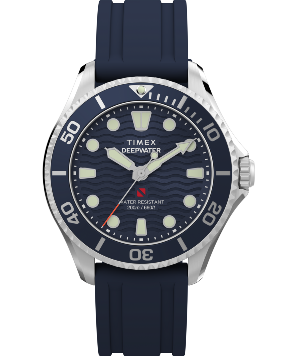 Deepwater Meridian 200 38mm HNBR Rubber Strap Watch