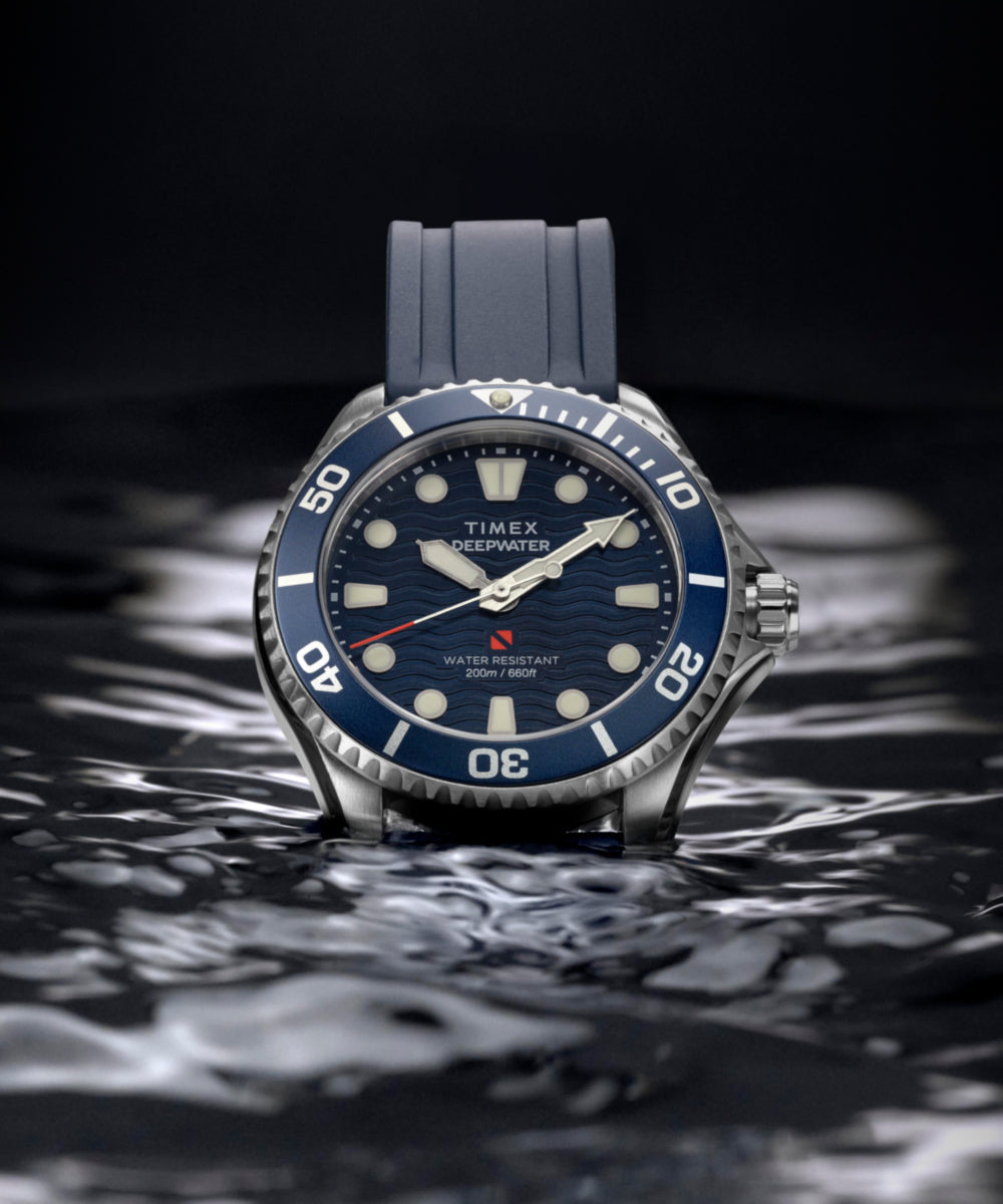 Deepwater Meridian 200 38mm HNBR Rubber Strap Watch