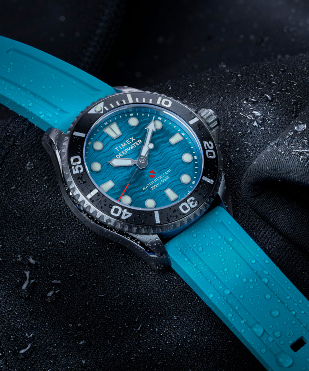 Deepwater Meridian 200 38mm HNBR Rubber Strap Watch