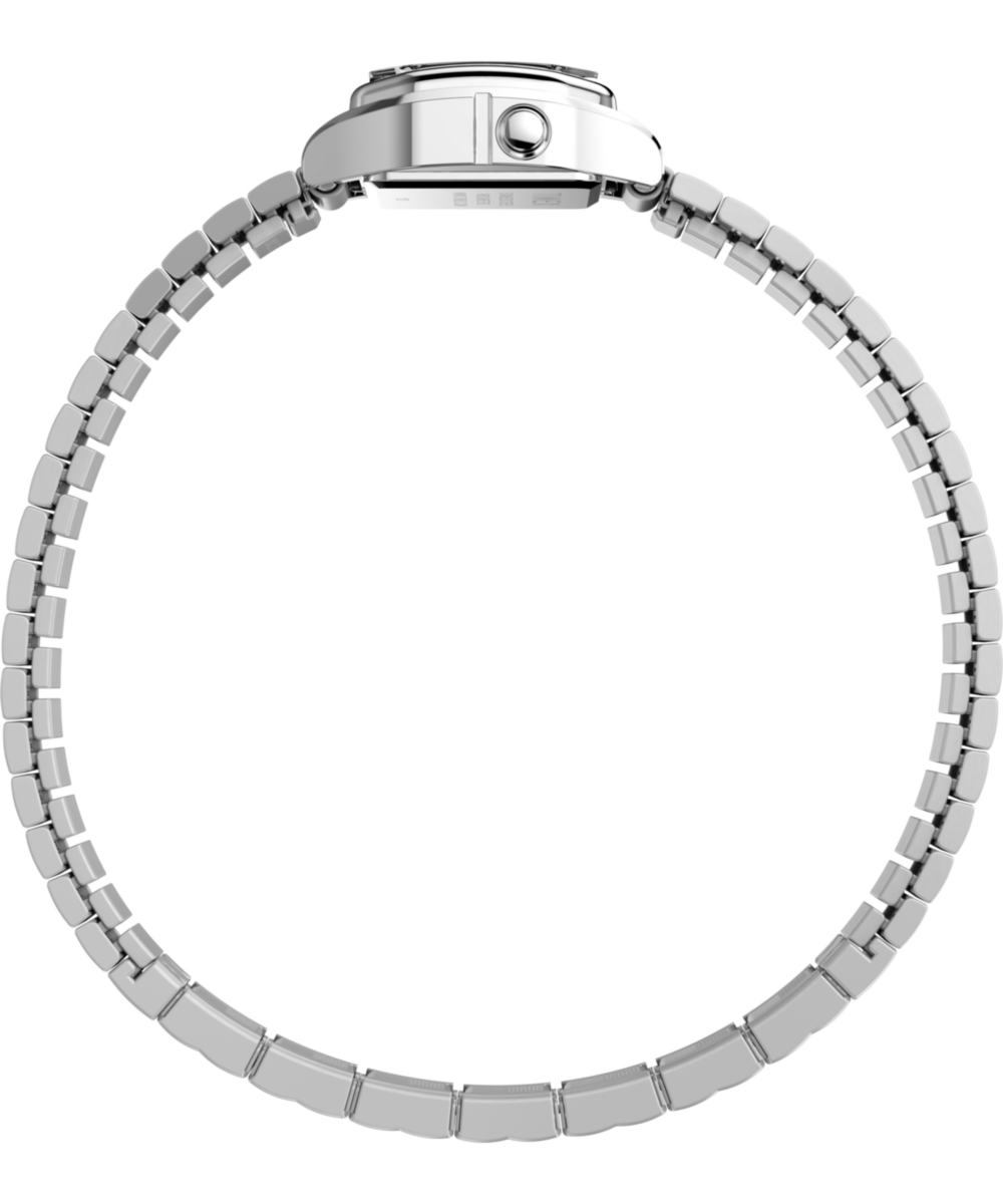 Teeny Tiny Timex Endorsed by Dimepiece 20mm Stainless Steel Expansion Band Watch with Perfect Fit