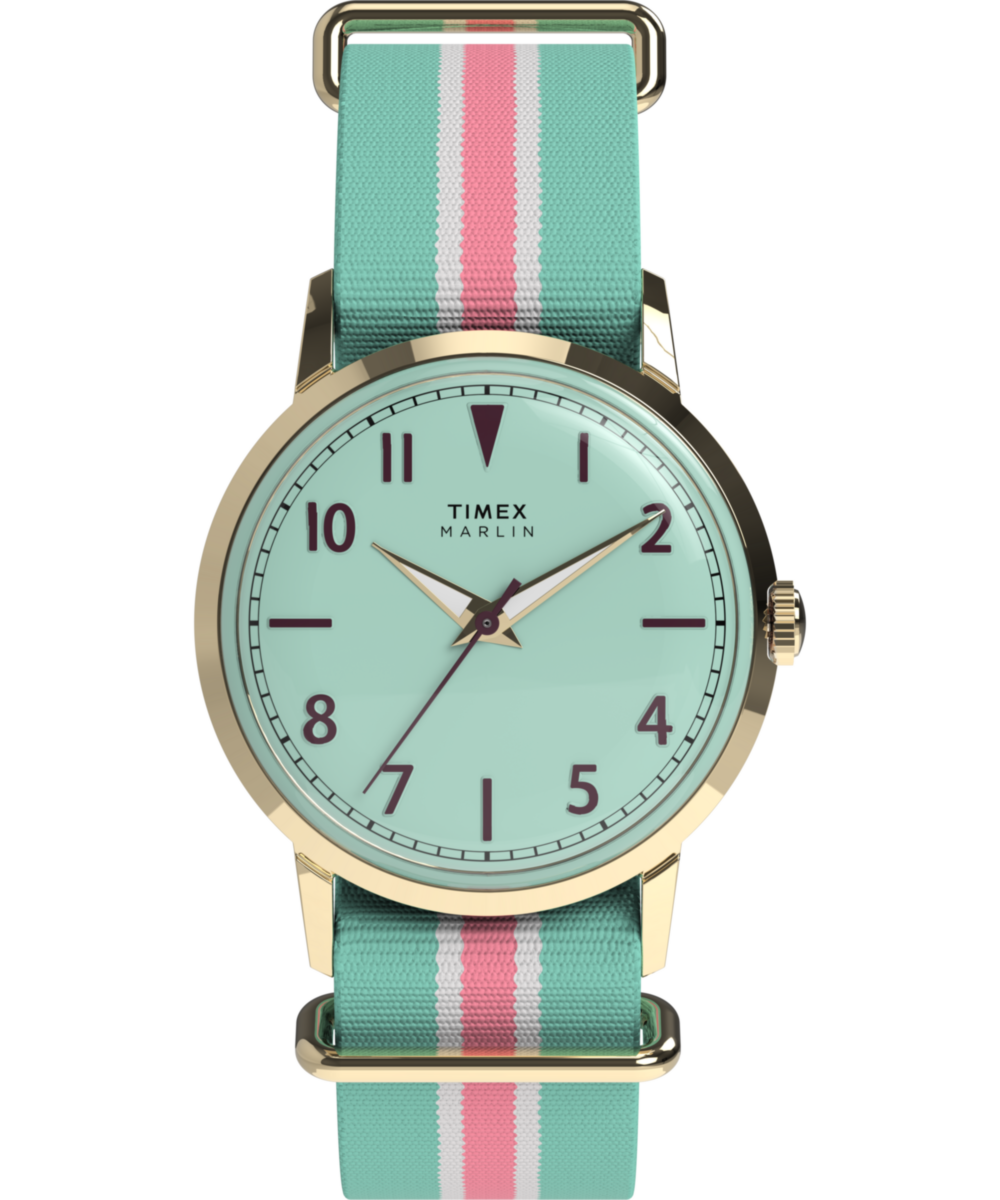 Marlin® 34mm Fabric Strap Watch