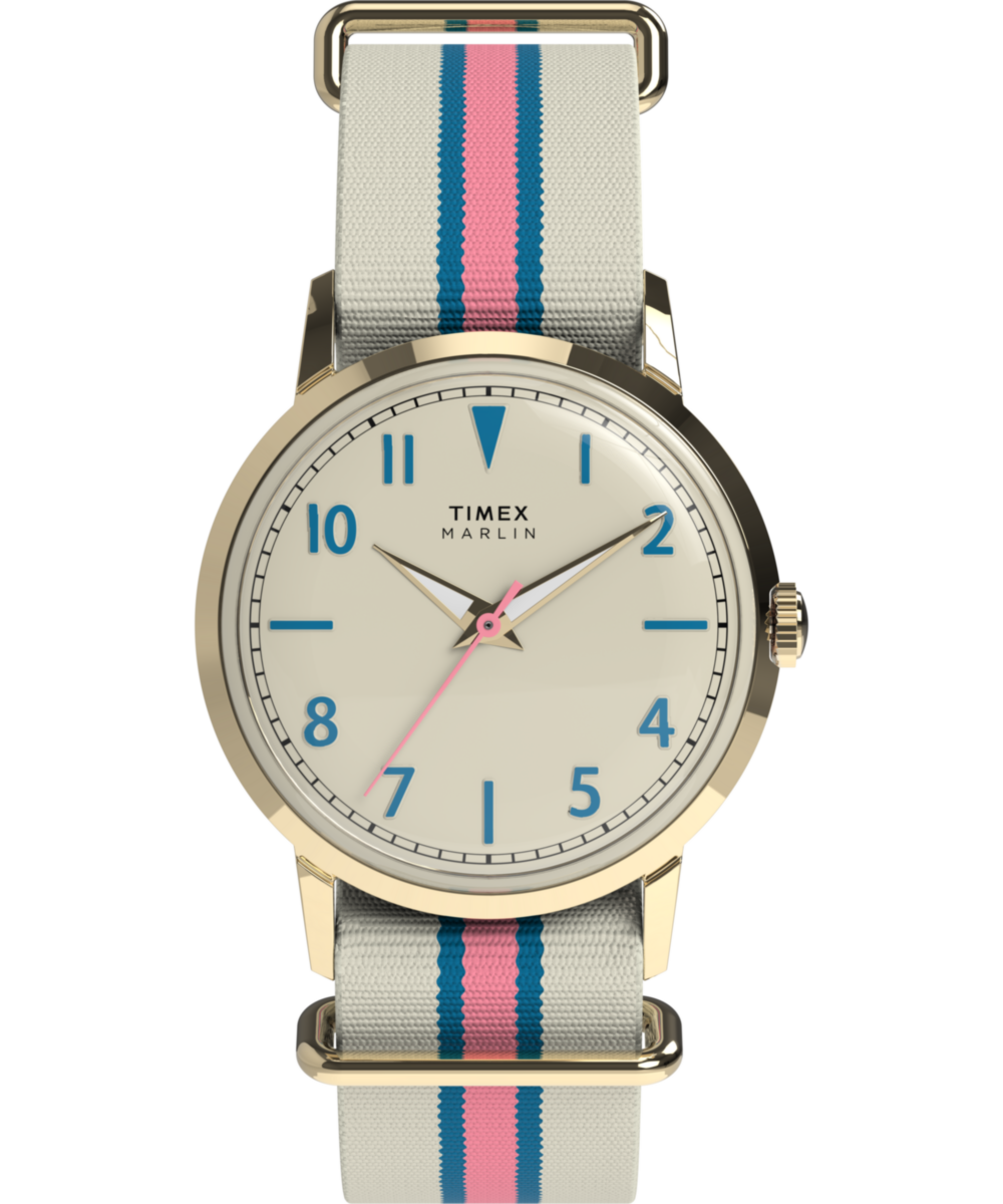 Marlin® 34mm Fabric Strap Watch