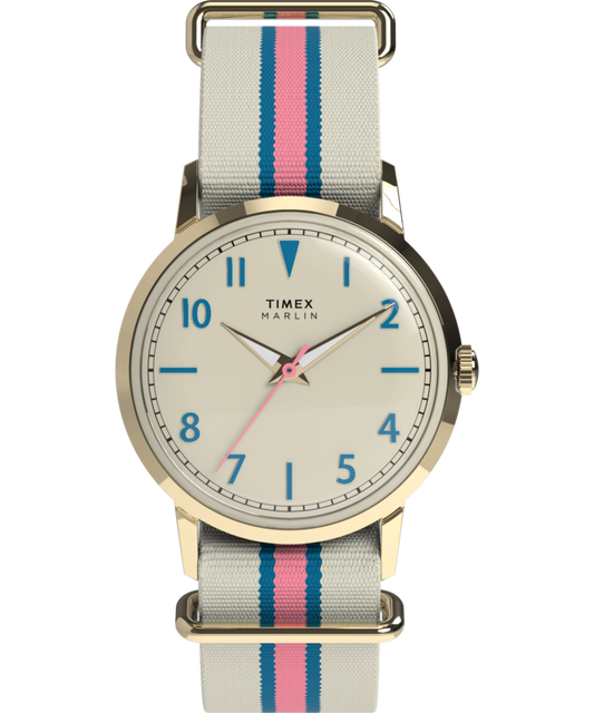 Marlin® 34mm Fabric Strap Watch