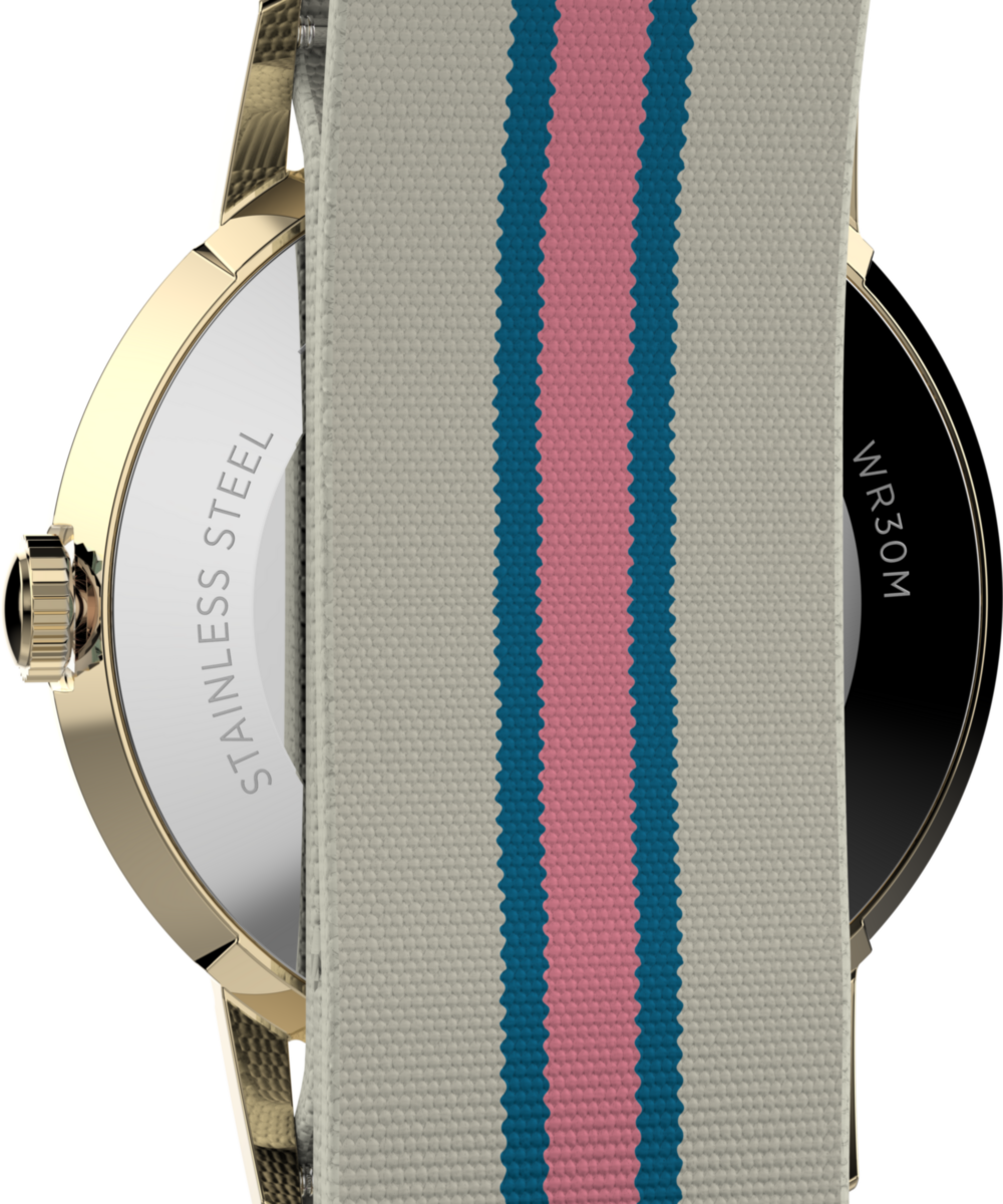 Marlin® 34mm Fabric Strap Watch