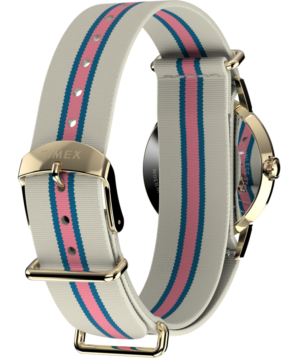 Marlin® 34mm Fabric Strap Watch