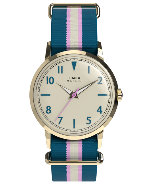 Marlin® 34mm Fabric Strap Watch