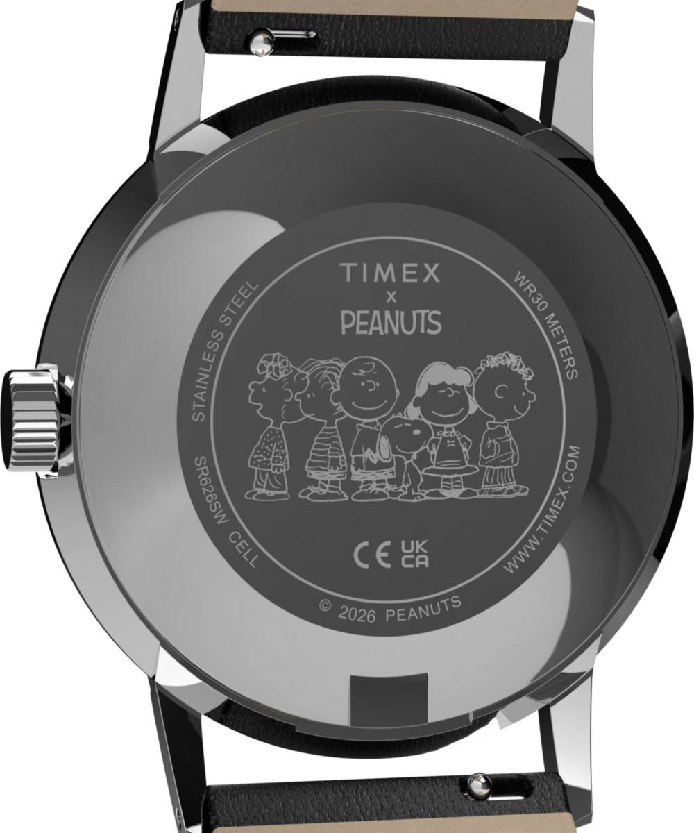Peanuts® x Timex Marlin® Pickleball 38mm Leather Strap Watch