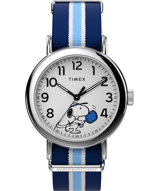 Peanuts® x Timex Weekender Pickleball 37mm Fabric Strap Watch