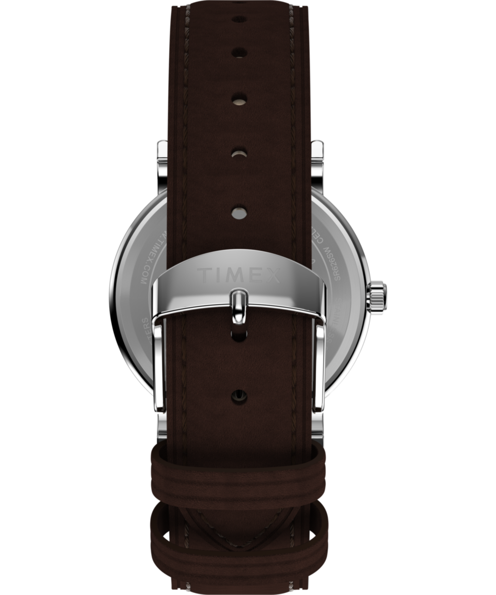 Peanuts® x Timex Weekender Baseball 38mm Leather Strap Watch