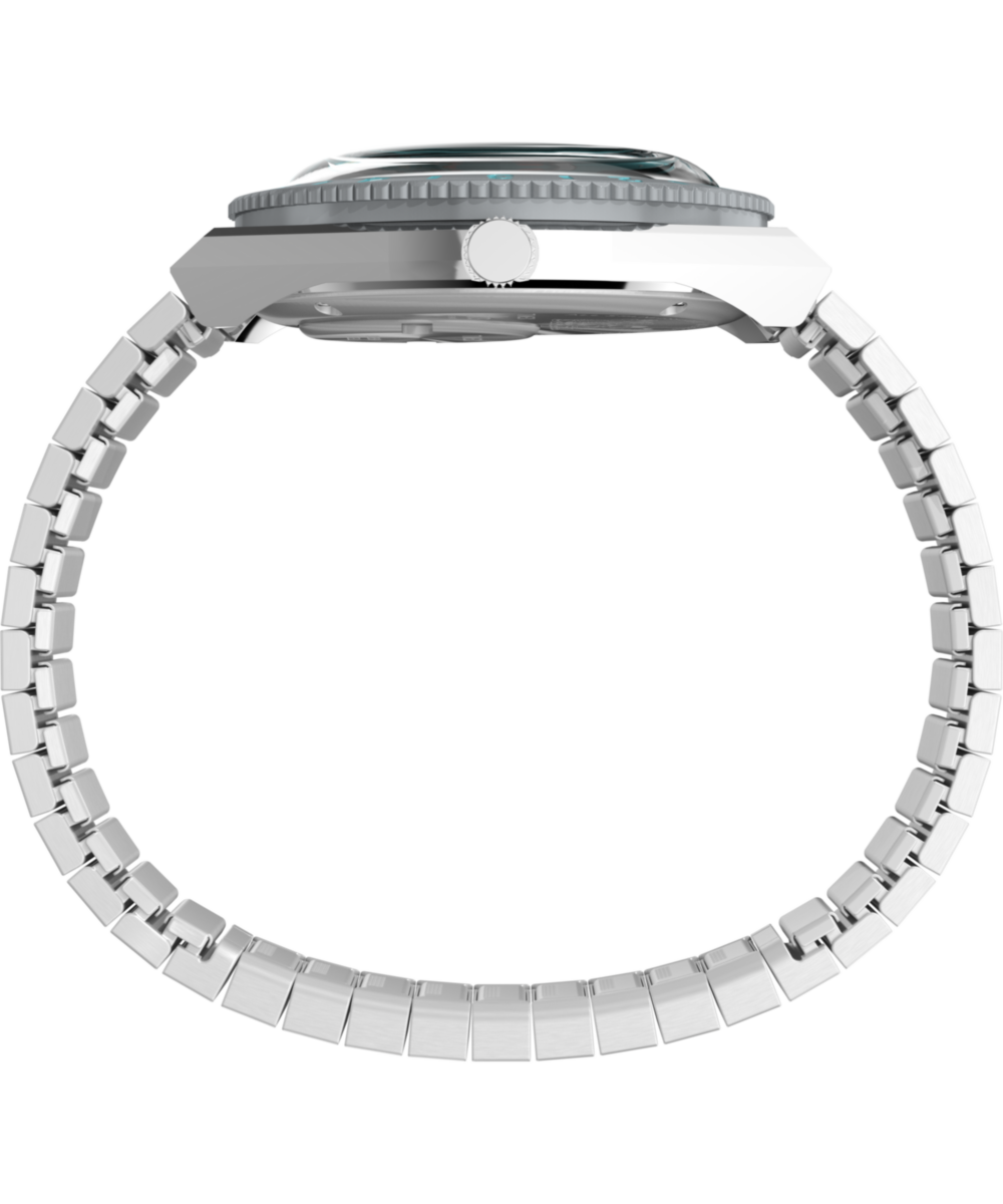 Peanuts® x Q Timex® 36mm Stainless Steel Expansion Band Watch
